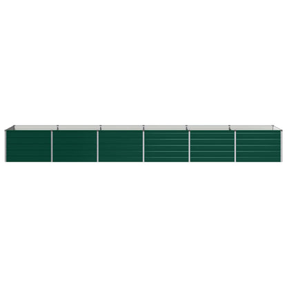 Verhoogd Tuinbed Groen 480 x 80 x 55 cm koudgewalst stalen
