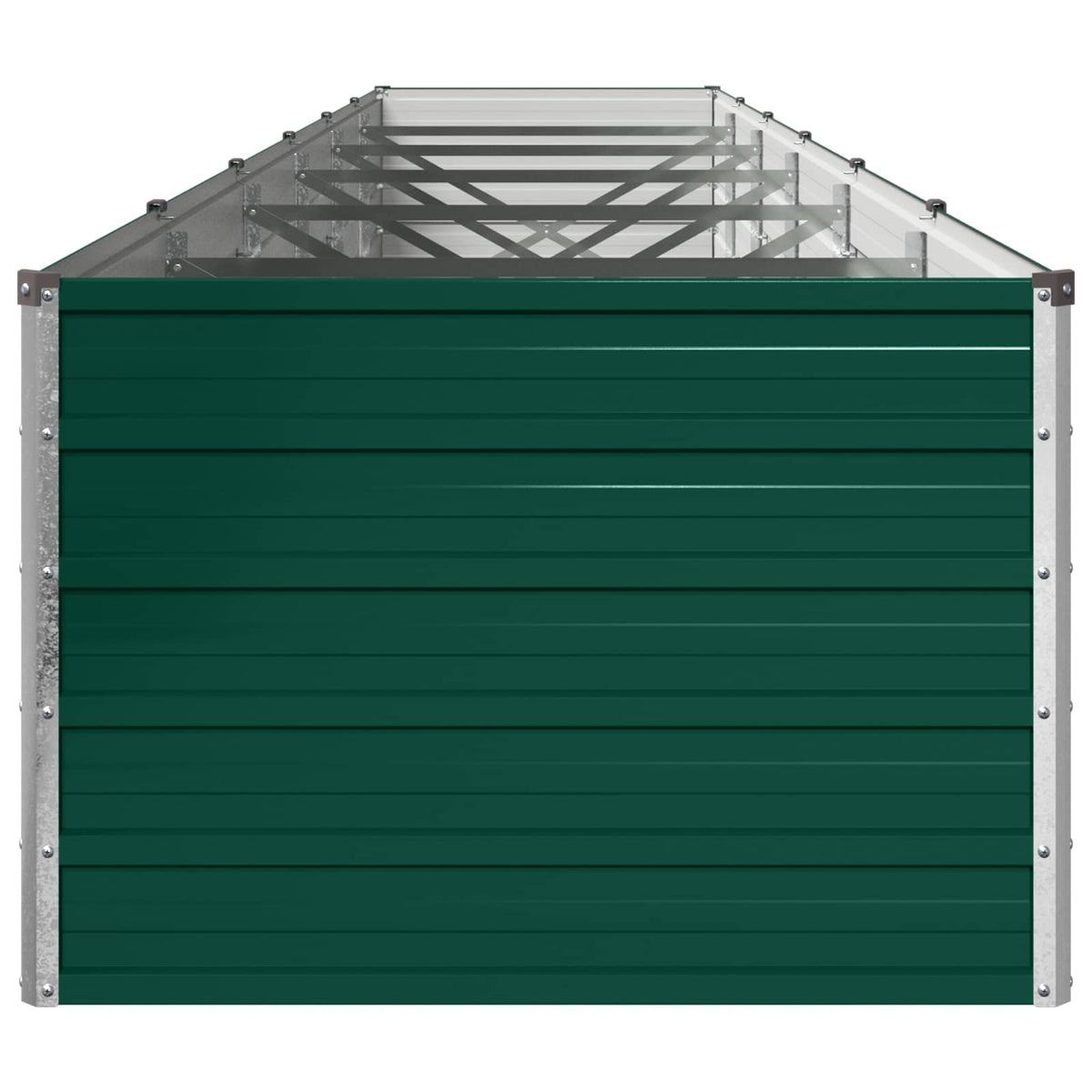 Verhoogd Tuinbed Groen 480 x 80 x 55 cm koudgewalst stalen