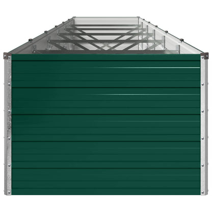 Verhoogd Tuinbed Groen 480 x 80 x 55 cm koudgewalst stalen