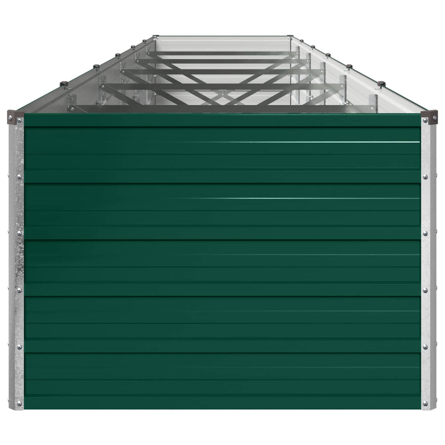 Verhoogd Tuinbed Groen 480 x 80 x 55 cm koudgewalst stalen