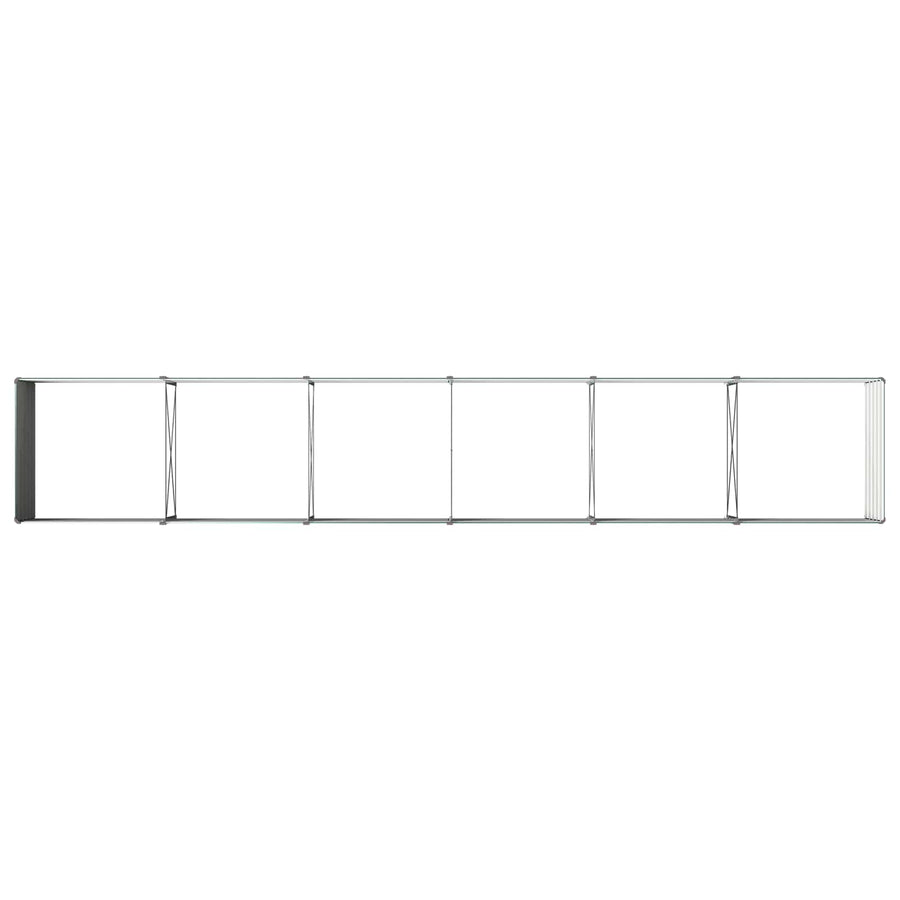 Verhoogd Tuinbed Groen 480 x 80 x 55 cm koudgewalst stalen