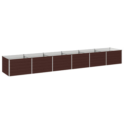 Verhoogd Tuinbed Bruin 480 x 80 x 55 cm koudgewalst staal