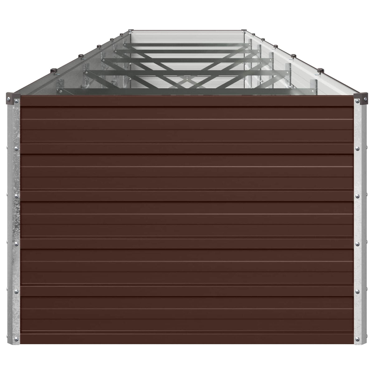 Verhoogd Tuinbed Bruin 480 x 80 x 55 cm koudgewalst staal
