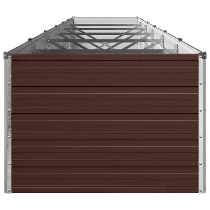 Verhoogd Tuinbed Bruin 480 x 80 x 55 cm koudgewalst staal