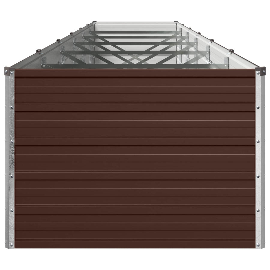 Verhoogd Tuinbed Bruin 480 x 80 x 55 cm koudgewalst staal