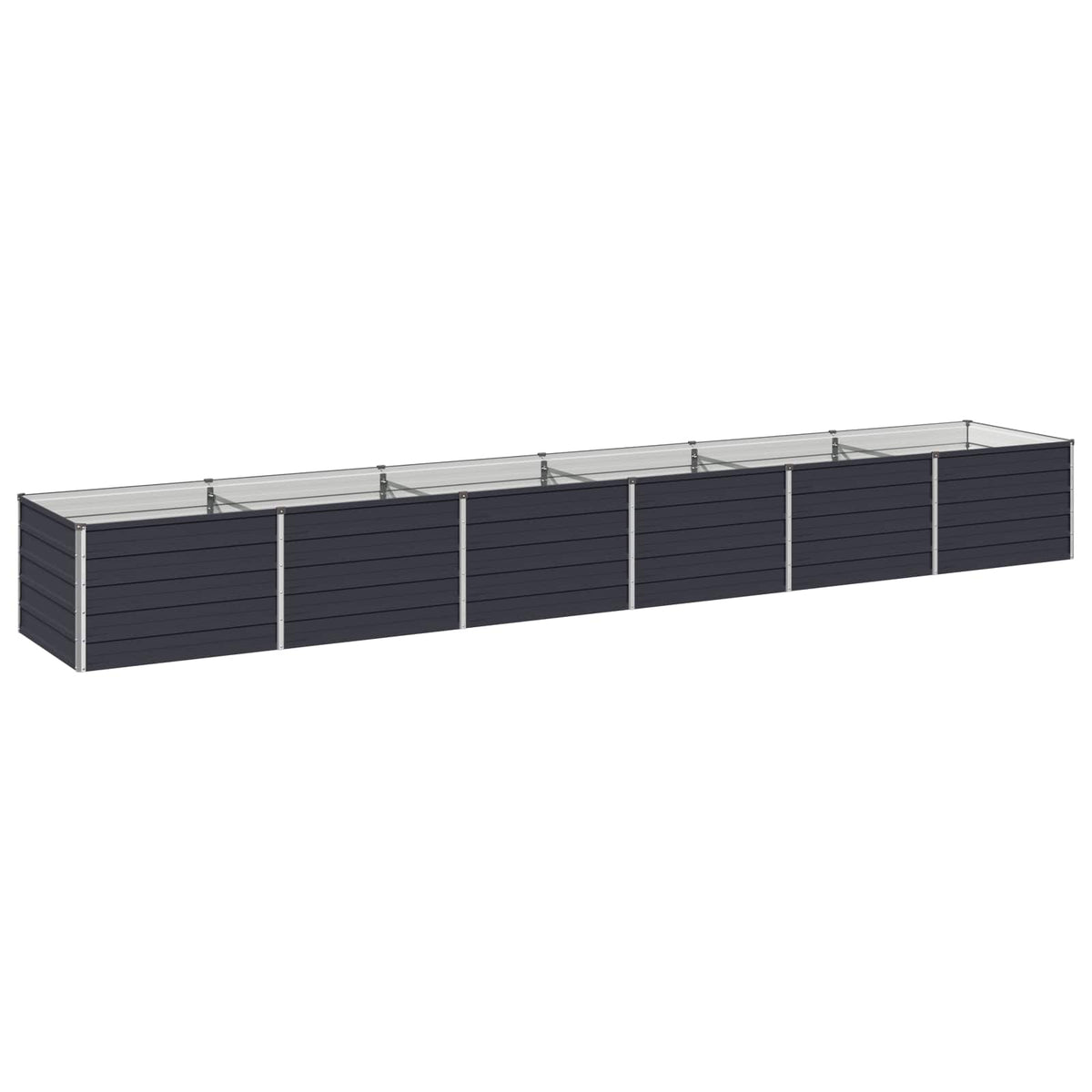 Verhoogd Tuinbed Antracietkleurig 480 x 80 x 55 cm