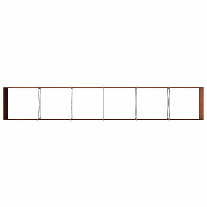 Verhoogd Tuinbed Roestig 480 x 80 x 55 cm corton