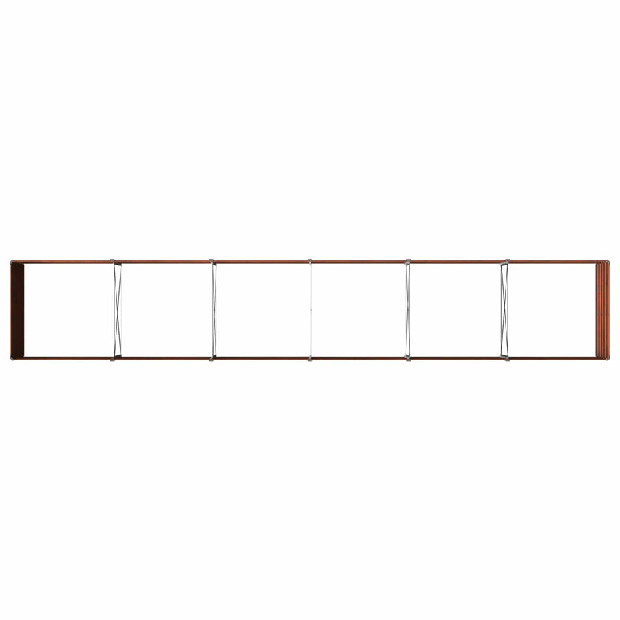 Verhoogd Tuinbed Roestig 480 x 80 x 55 cm corton