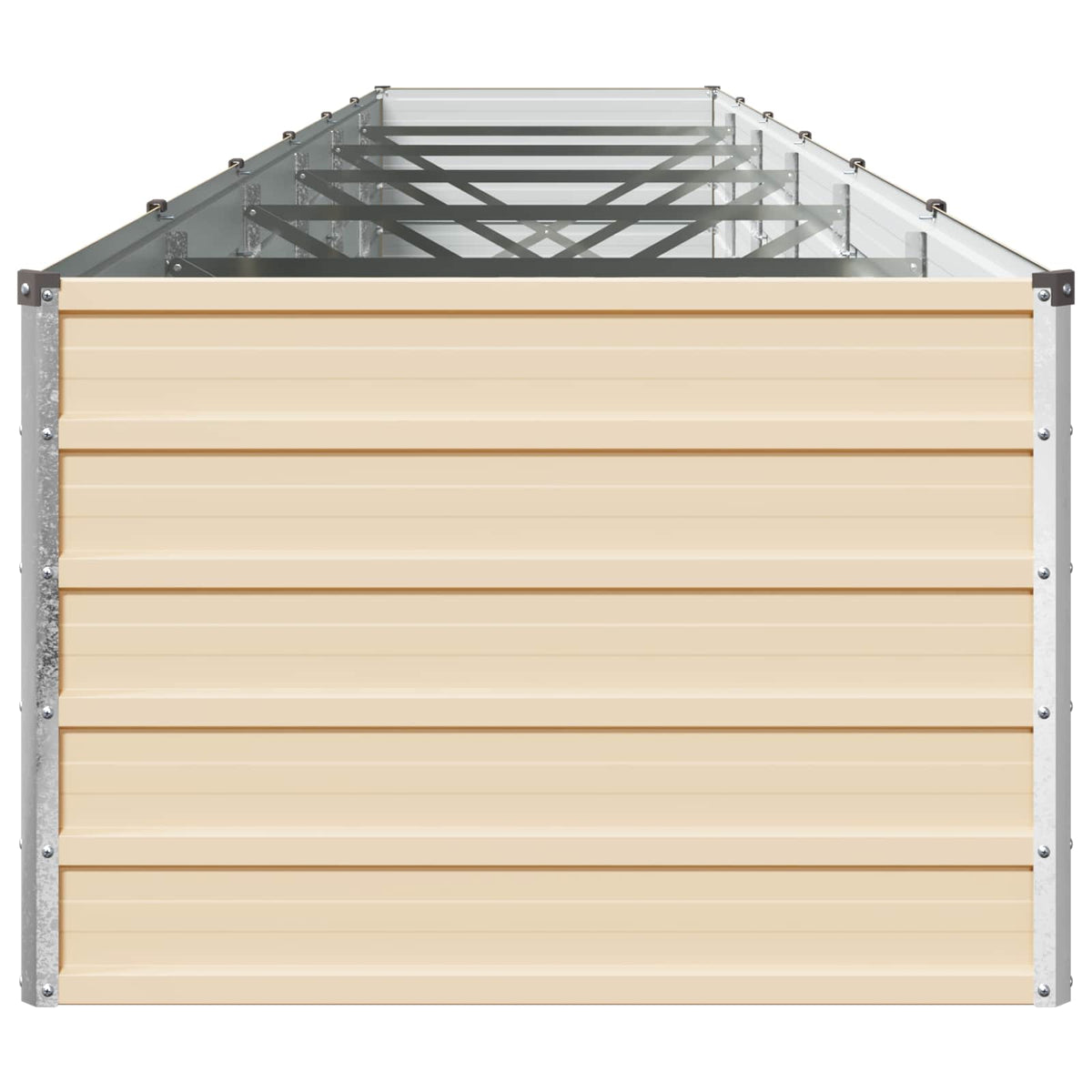 Verhoogd Tuinbed Ivoor 480 x 80 x 55 cm koudgewalst staal