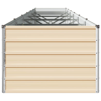 Verhoogd Tuinbed Ivoor 480 x 80 x 55 cm koudgewalst staal