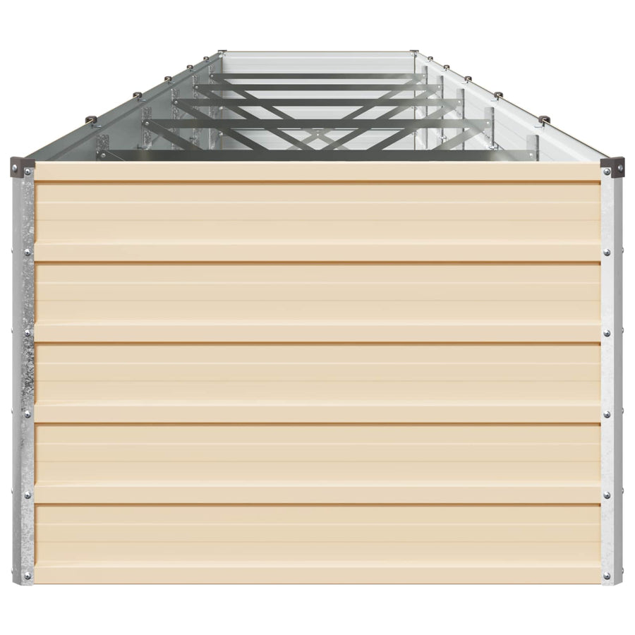 Verhoogd Tuinbed Ivoor 480 x 80 x 55 cm koudgewalst staal