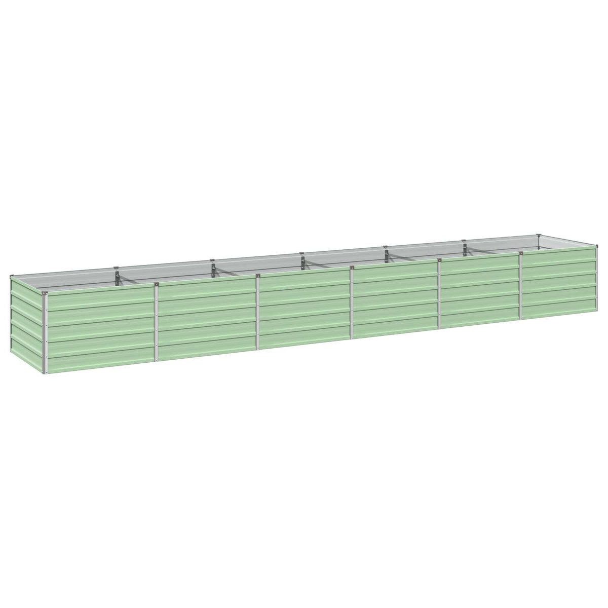 Verhoogd Tuinbed Pastelgroen 480 x 80 x 55 cm koudgewalst staal