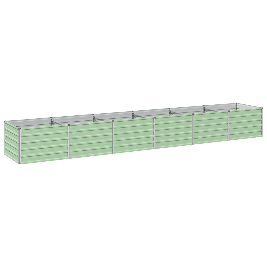 Verhoogd Tuinbed Pastelgroen 480 x 80 x 55 cm koudgewalst staal