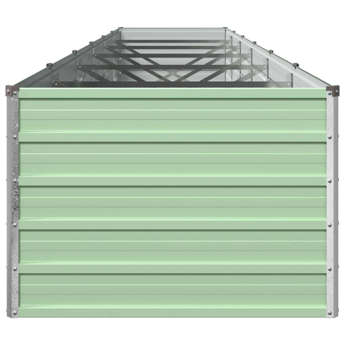 Verhoogd Tuinbed Pastelgroen 480 x 80 x 55 cm koudgewalst staal