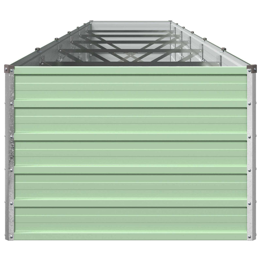 Verhoogd Tuinbed Pastelgroen 480 x 80 x 55 cm koudgewalst staal
