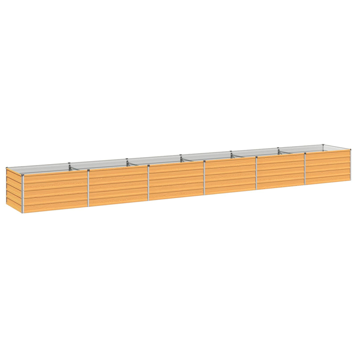 Verhoogd Tuinbed Naturel 600 x 80 x 55 cm koudgewalst staal