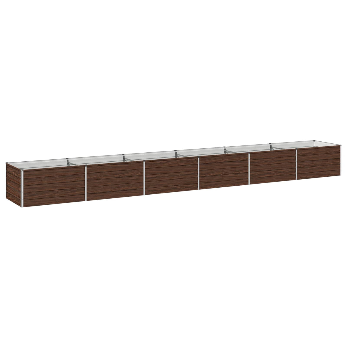 Verhoogd Tuinbed Zwart 600 x 80 x 55 cm koudgewalst staal