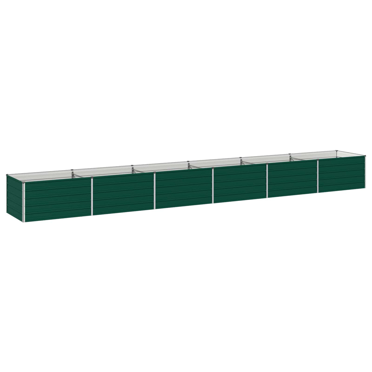 Verhoogd Tuinbed Groen 600 x 80 x 55 cm koudgewalst stalen