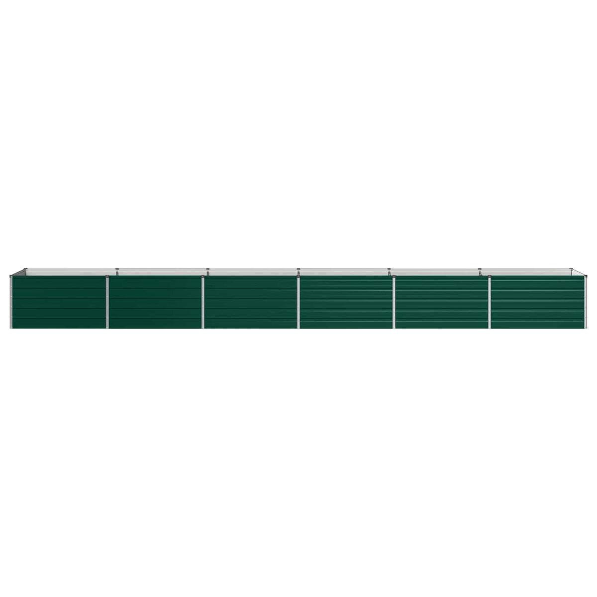 Verhoogd Tuinbed Groen 600 x 80 x 55 cm koudgewalst stalen