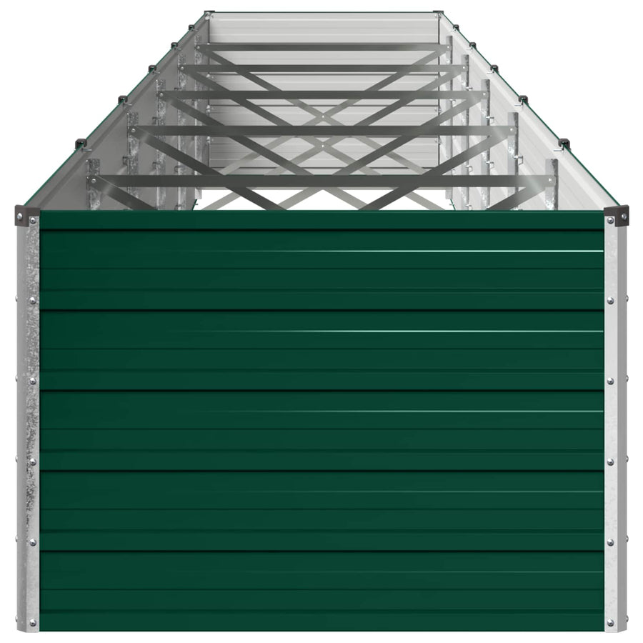 Verhoogd Tuinbed Groen 600 x 80 x 55 cm koudgewalst stalen
