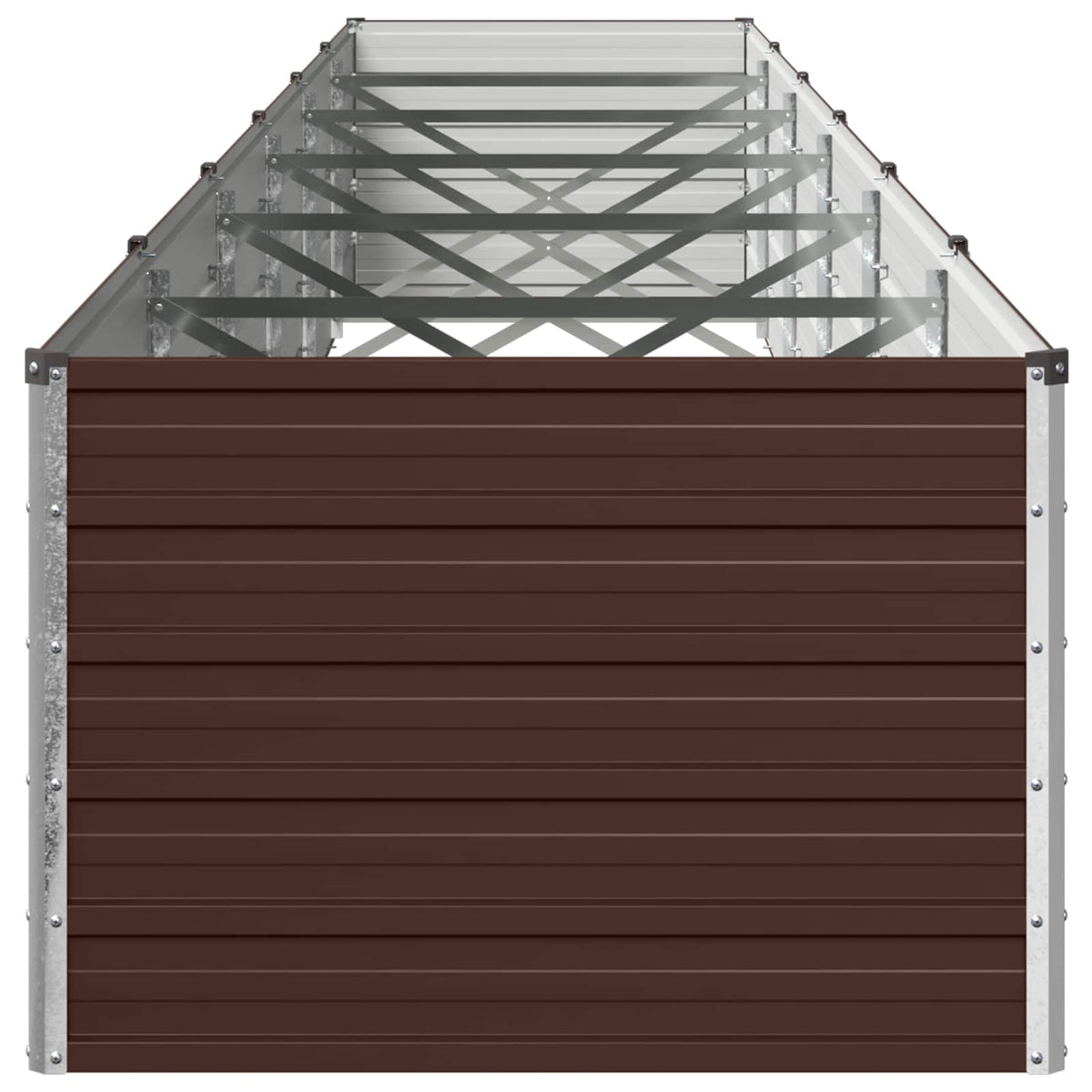 Verhoogd Tuinbed Bruin 600 x 80 x 55 cm koudgewalst staal