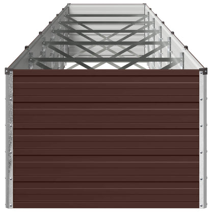 Verhoogd Tuinbed Bruin 600 x 80 x 55 cm koudgewalst staal