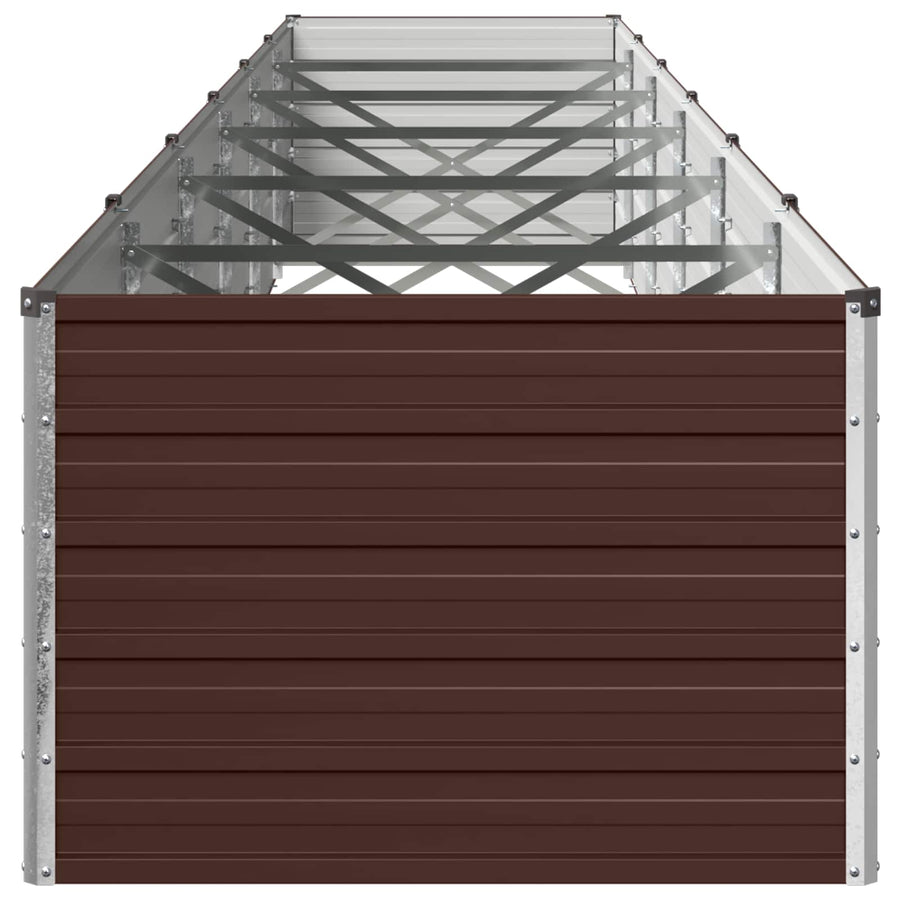 Verhoogd Tuinbed Bruin 600 x 80 x 55 cm koudgewalst staal