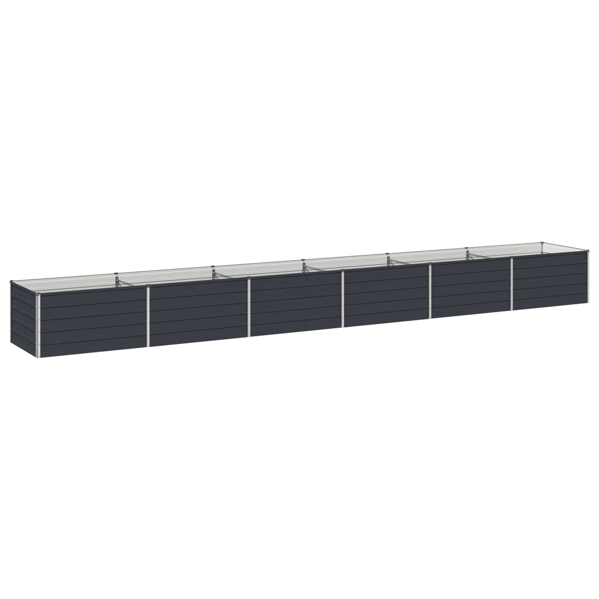 Verhoogd Tuinbed Antracietkleurig 600 x 80 x 55 cm
