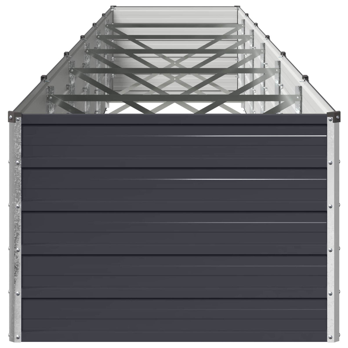 Verhoogd Tuinbed Antracietkleurig 600 x 80 x 55 cm