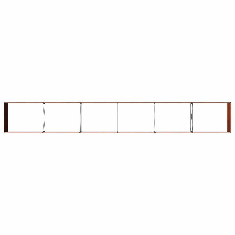 Verhoogd Tuinbed Roestig 600 x 80 x 55 cm corton