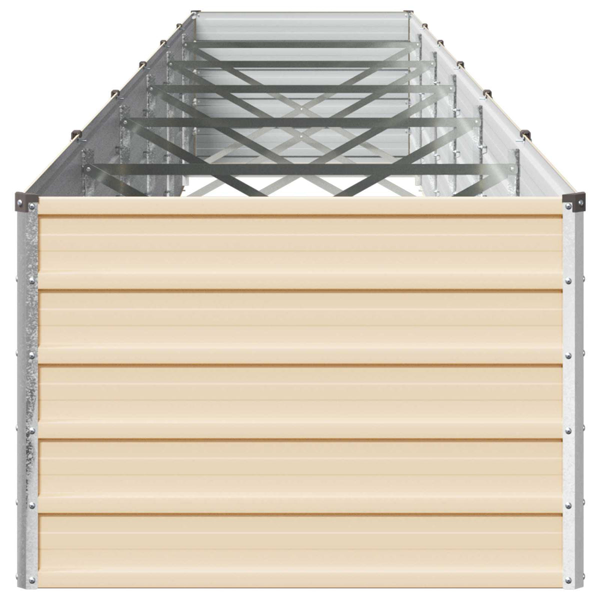 Verhoogd Tuinbed Ivoor 600 x 80 x 55 cm koudgewalst staal