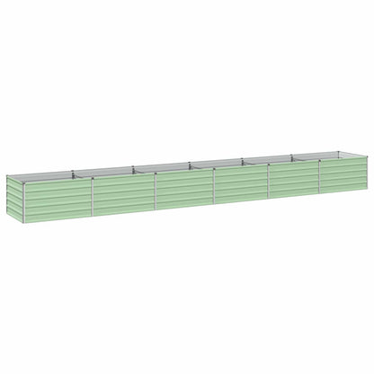 Verhoogd Tuinbed Pastelgroen 600 x 80 x 55 cm koudgewalst staal