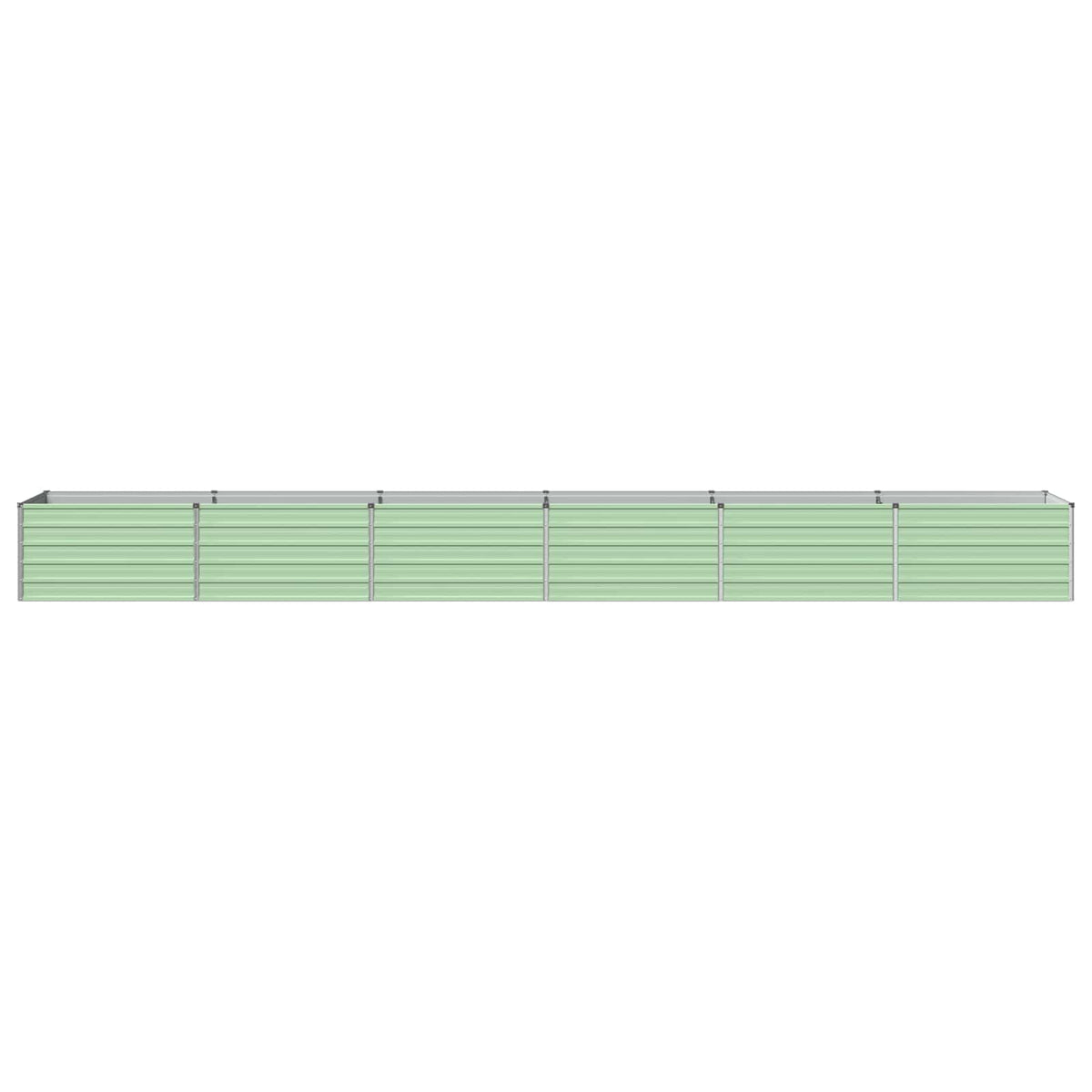 Verhoogd Tuinbed Pastelgroen 600 x 80 x 55 cm koudgewalst staal