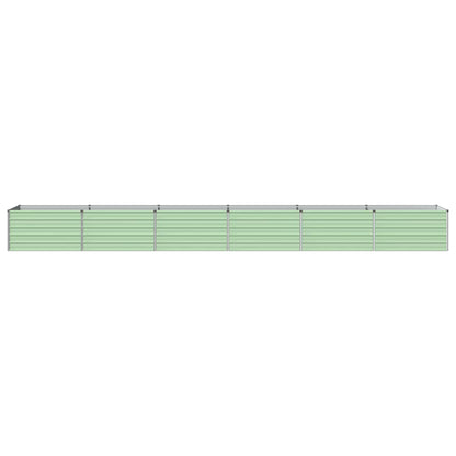Verhoogd Tuinbed Pastelgroen 600 x 80 x 55 cm koudgewalst staal