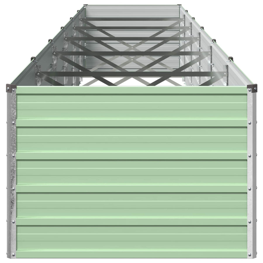 Verhoogd Tuinbed Pastelgroen 600 x 80 x 55 cm koudgewalst staal