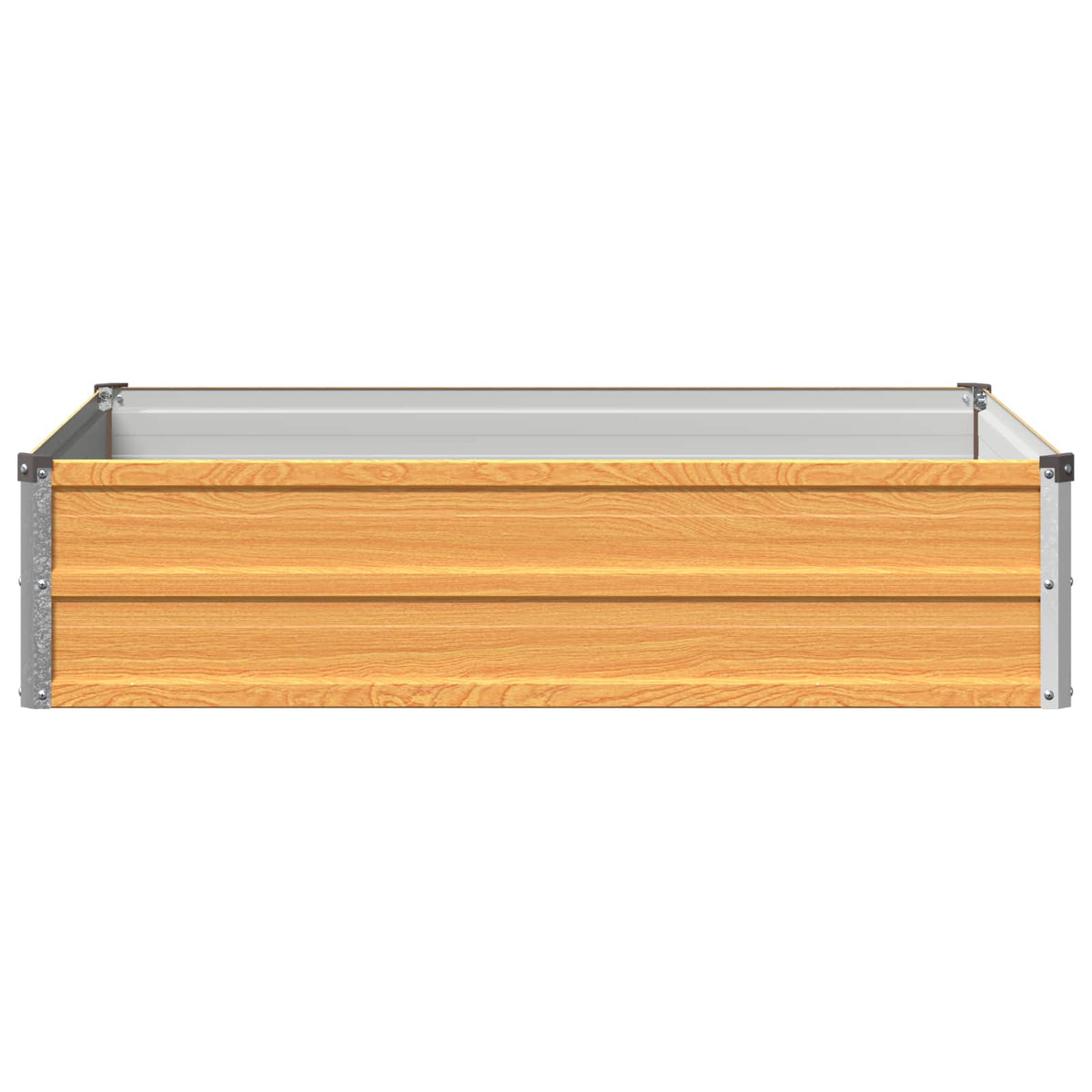 Verhoogd Tuinbed Naturel 100 x 80 x 24 cm koudgewalst staal