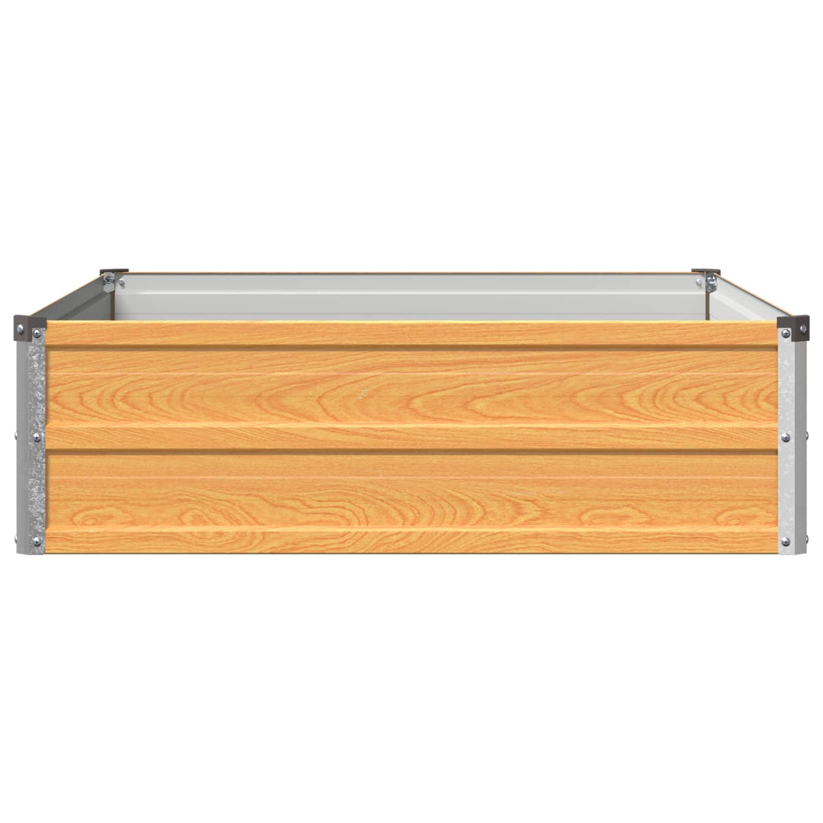 Verhoogd Tuinbed Naturel 100 x 80 x 24 cm koudgewalst staal