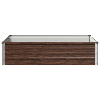 Verhoogd Tuinbed Zwart 100 x 80 x 24 cm koudgewalst staal