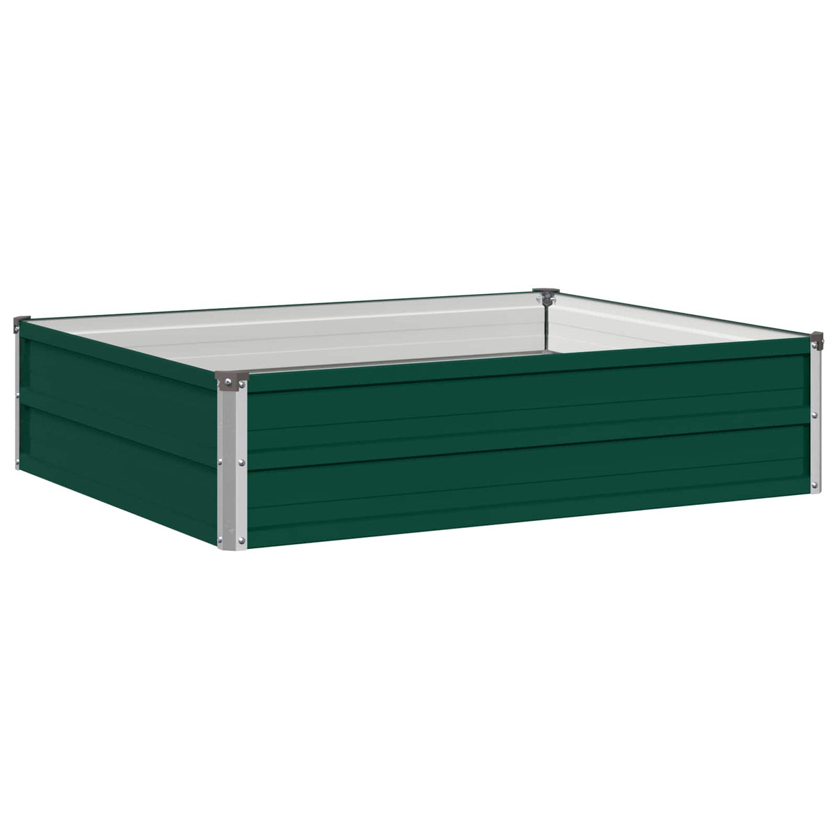 Verhoogd Tuinbed Groen 100 x 80 x 24 cm koudgewalst stalen