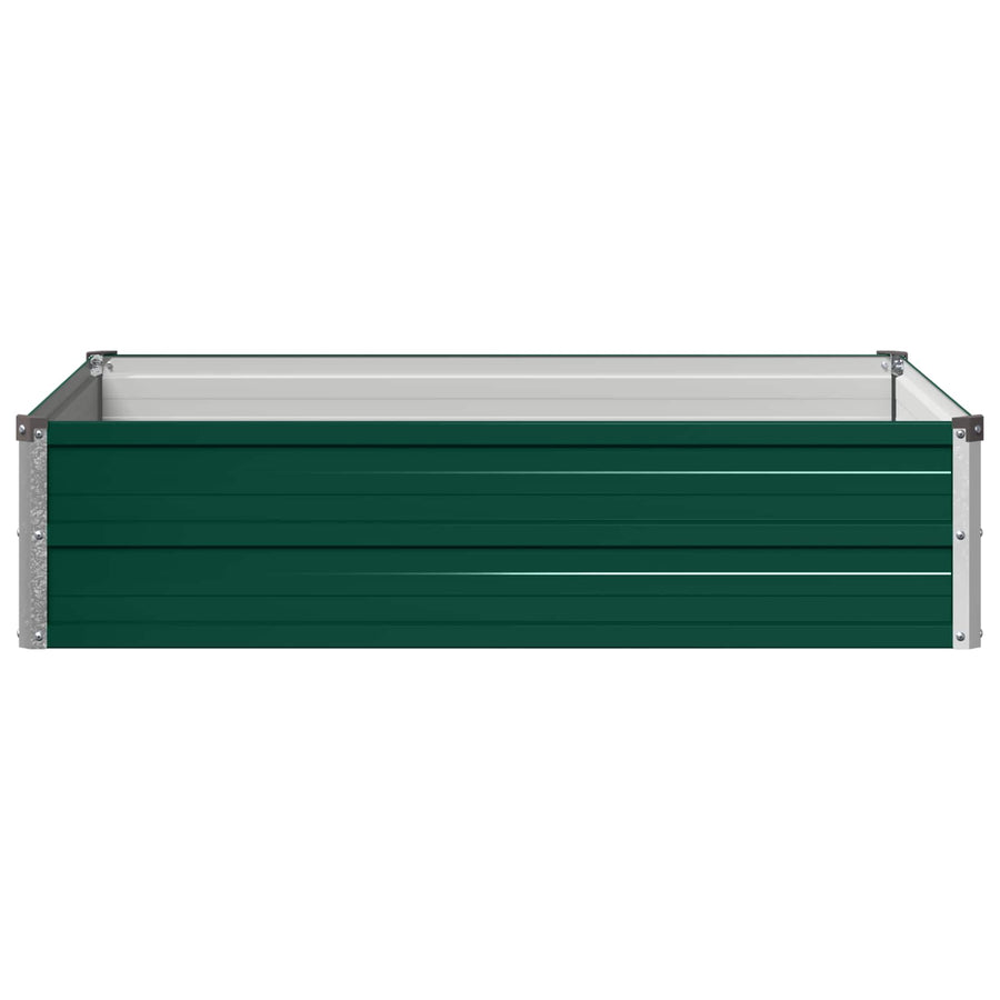 Verhoogd Tuinbed Groen 100 x 80 x 24 cm koudgewalst stalen