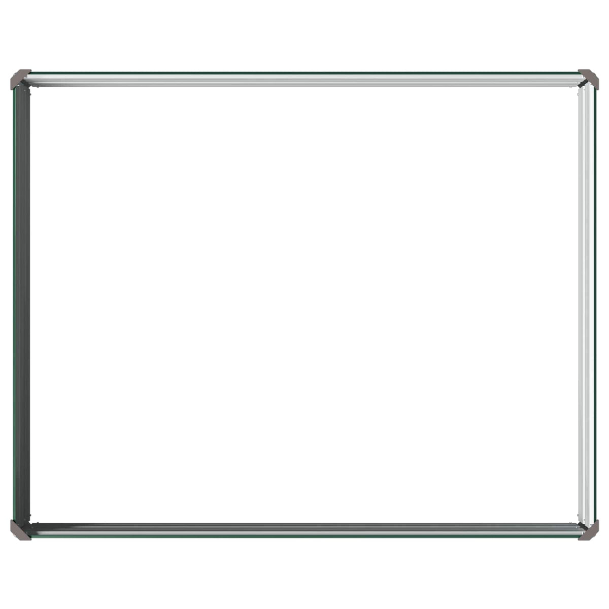 Verhoogd Tuinbed Groen 100 x 80 x 24 cm koudgewalst stalen
