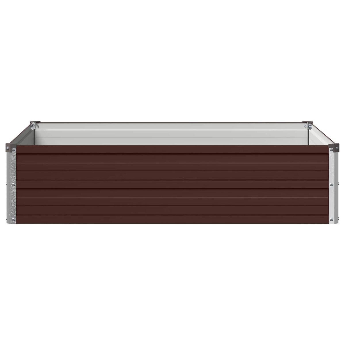 Verhoogd Tuinbed Bruin 100 x 80 x 24 cm koudgewalst staal