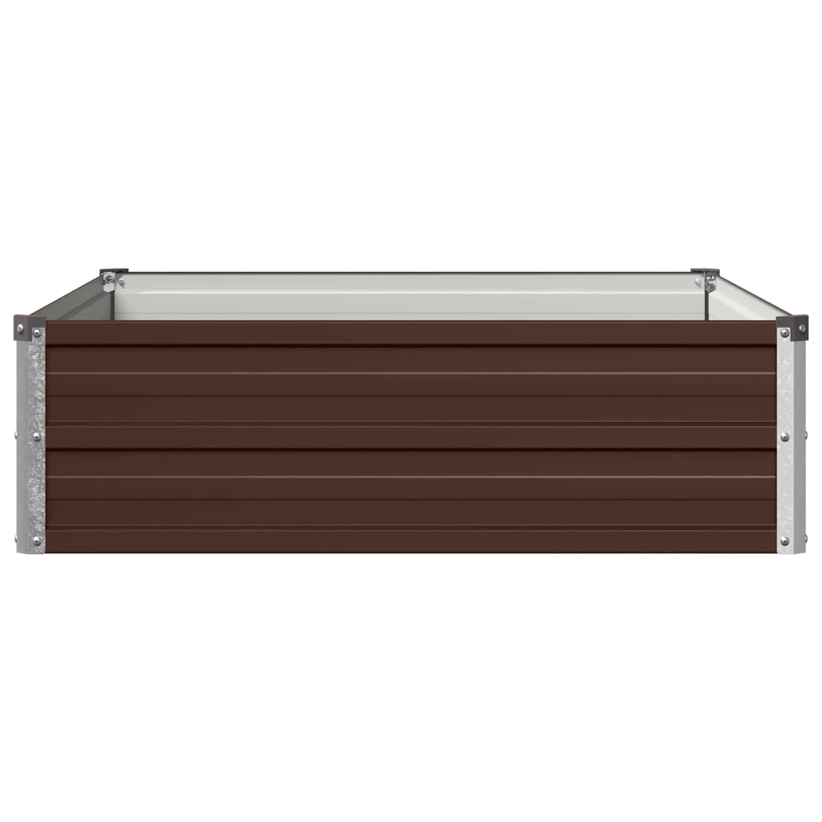 Verhoogd Tuinbed Bruin 100 x 80 x 24 cm koudgewalst staal