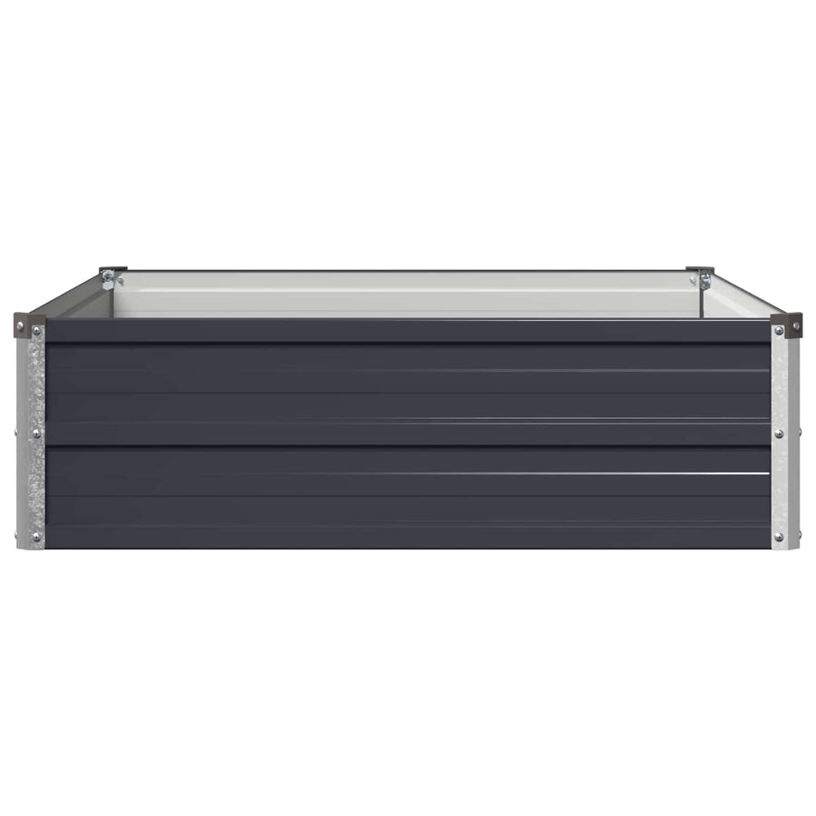 Verhoogd Tuinbed Antracietkleurig 100 x 80 x 24 cm