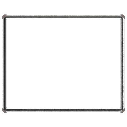 Verhoogd Tuinbed Zilverkleurig 100 x 80 x 24 cm gegalvaniseerd
