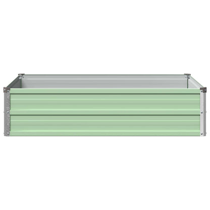 Verhoogd Tuinbed Pastelgroen 100 x 80 x 24 cm koudgewalst staal