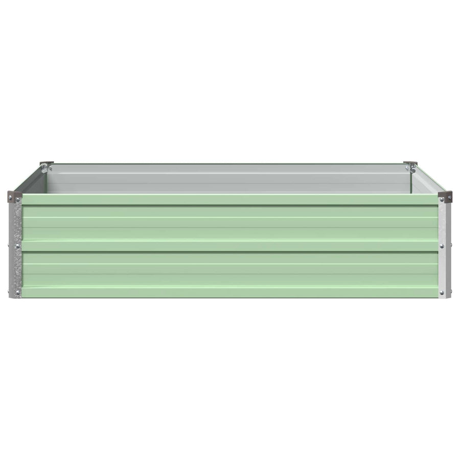 Verhoogd Tuinbed Pastelgroen 100 x 80 x 24 cm koudgewalst staal
