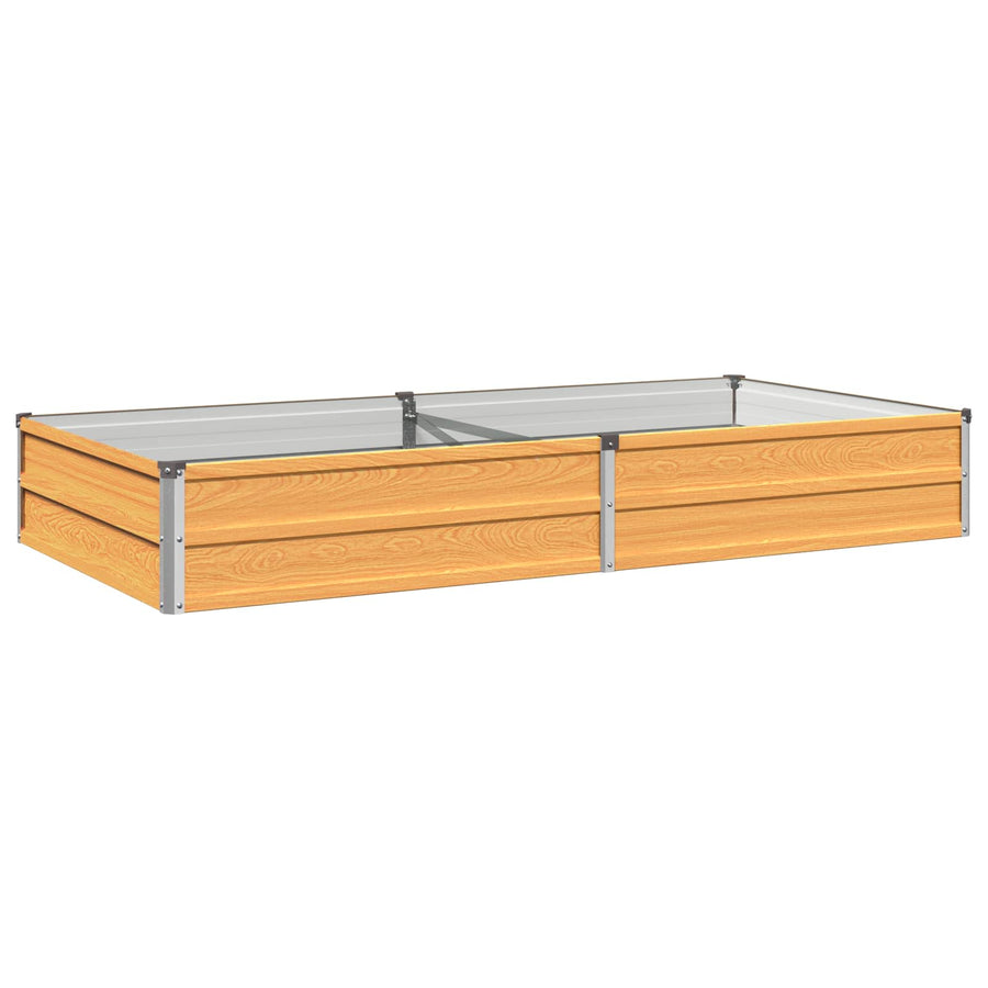 Verhoogd Tuinbed Naturel 160 x 80 x 24 cm koudgewalst staal