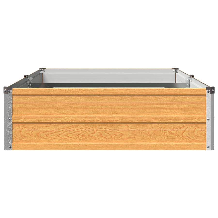 Verhoogd Tuinbed Naturel 160 x 80 x 24 cm koudgewalst staal
