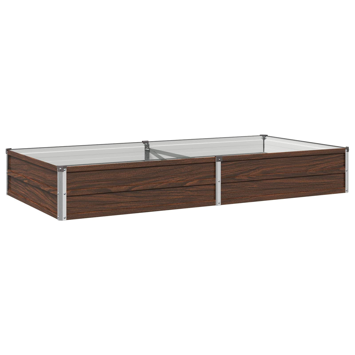 Verhoogd Tuinbed Zwart 160 x 80 x 24 cm koudgewalst staal